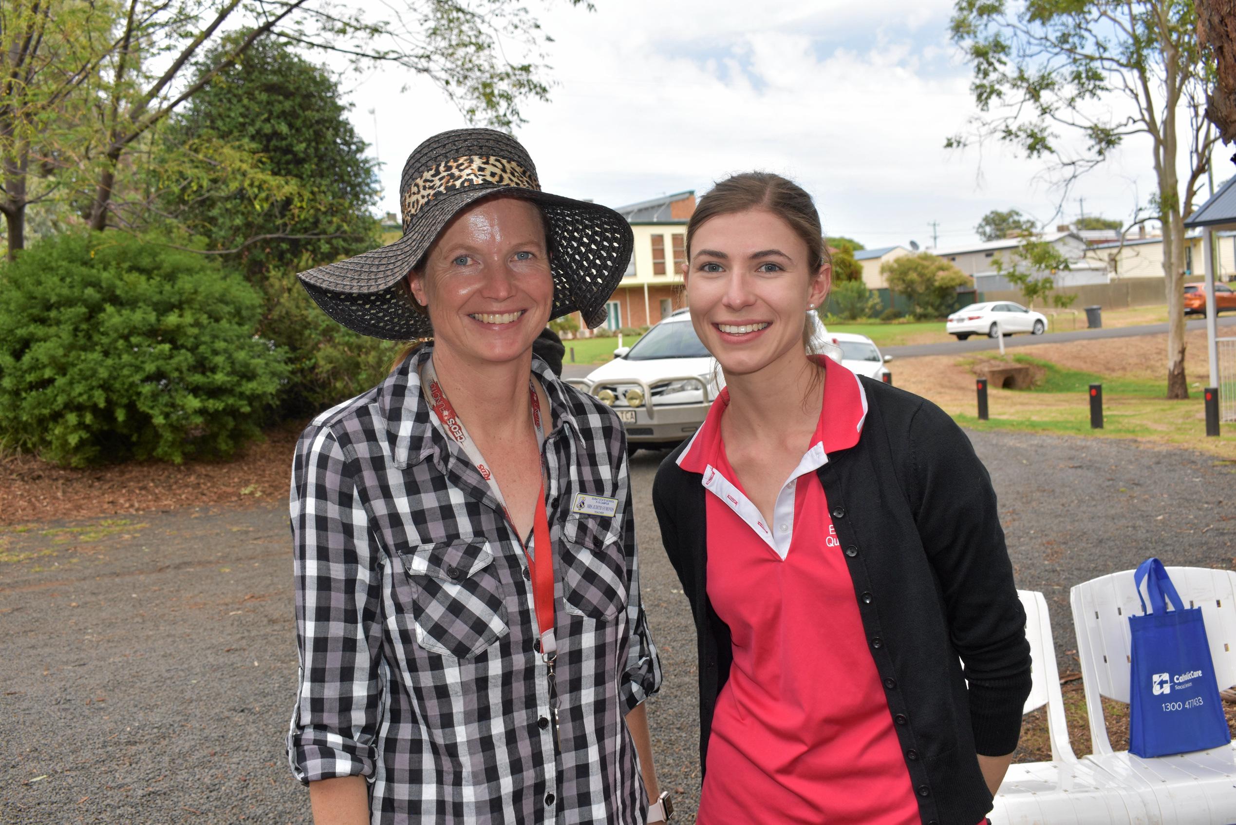 Judith Symonds and Grace Frazer. Picture: Jorja McDonnell