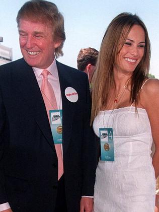 Donald Trump and Melania Knauss in 1999. Picture: Supplied