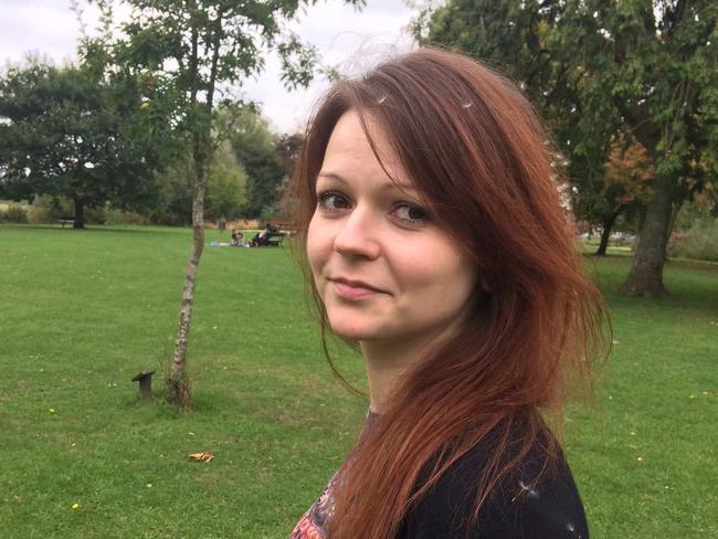 Daughter of former Russian Spy Sergei Skripal, Yulia Skripal. Picture: Yulia Skripal/Facebook via AP