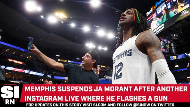 Video of Grizzlies' Ja Morant playing with toy gun resurfaces after NBA  suspension
