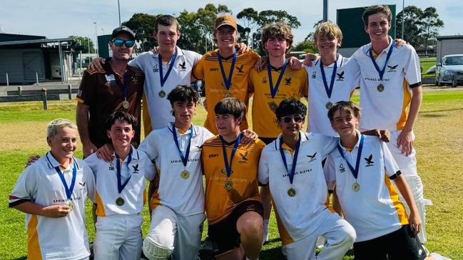 Drysdale (Jones) wins the U15 boys (D’Arcy) division 2 BPCA two-day grand final. Picture: Drysdale CC