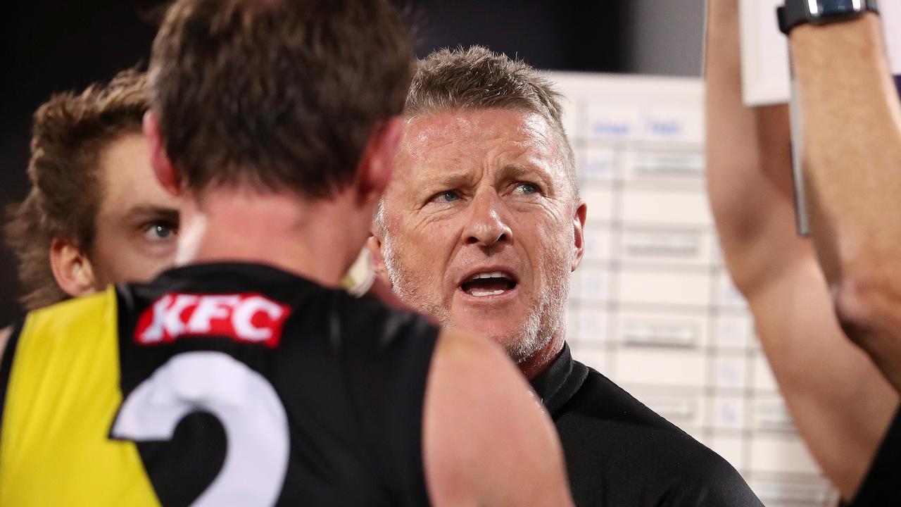 Last weekend’s loss would have been a test for Damien Hardwick. Picture: Getty Images