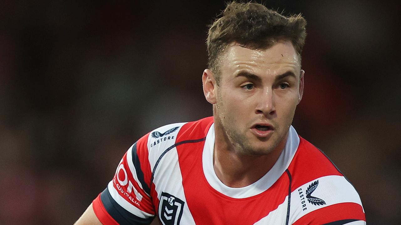 Sandon Smith set up a try as a weakened Roosters side went down to the Dragons on Sunday. Picture: Mark Metcalfe/Getty Images