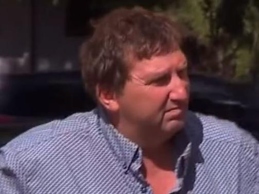 Peter Dunstan aka Cliff Roger Cicolini has been charged with theft and obtaining benefit by deception after allegedly flying off with a Robinson R22 helicopter from a Weddell airfield in June 2021. Picture: 9 News Darwin