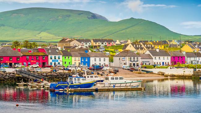 Portmagee village on the Ring of Kerry route.