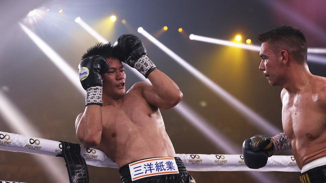 Inoue just kept going. Photo by Mark Kolbe/Getty Images