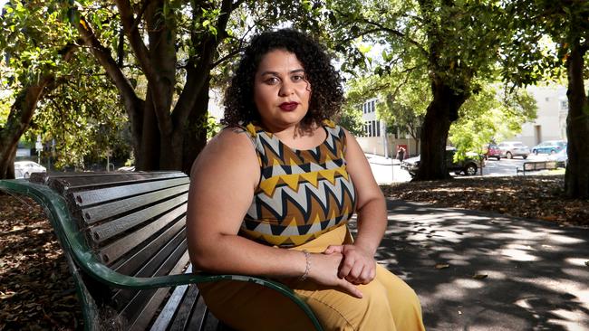 Tarneen Onus-Williams in Lincoln is an organiser with Warriors of the Aboriginal Resistance.