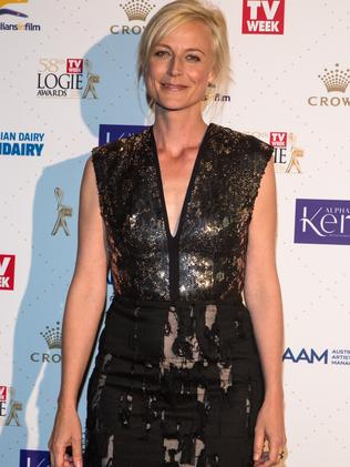 Marta Dusseldorp, was the ceremony when nominated for the Best Actress award, for her role in Foxtel’s A Place To Call Home, the drama which itself garnered a Most Outstanding Drama award nomination. Picture: Mark Dadswell