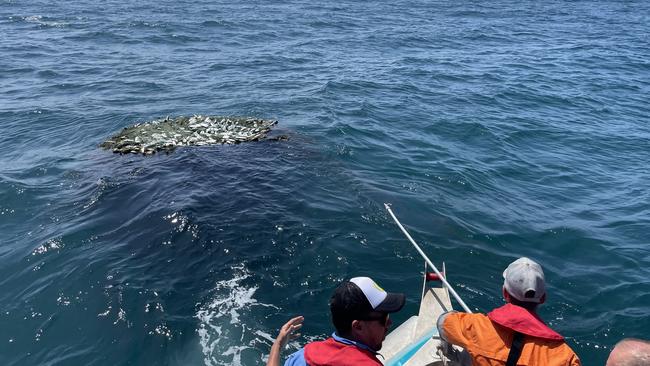 The federal government has announced it will provide support for FNQ communities to remove the deadly abandoned fishing nets known as “ghost nets” which can be up to a kilometre long and weigh up to 10 tonnes. Photo: Anindilyakwa Rangers