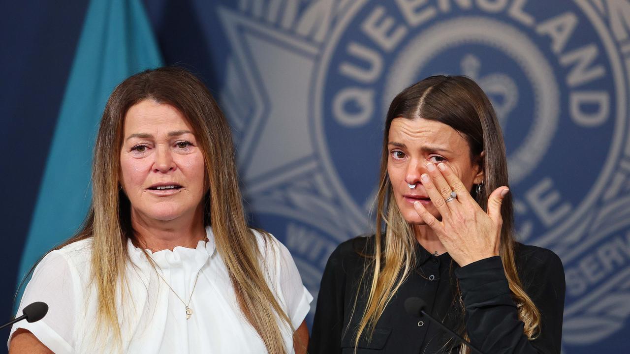 Grace broke down as she spoke about her mum. Picture: NewsWire/Tertius Pickard