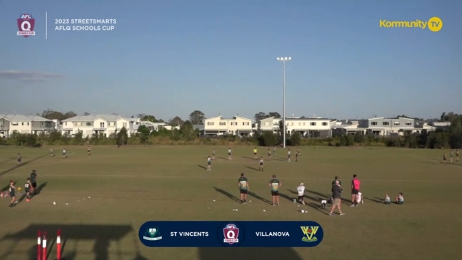 Replay: AFL Queensland Schools Cup State Finals Day 1 - St Vincents Primary School v Villanova College (Primary Male SF)