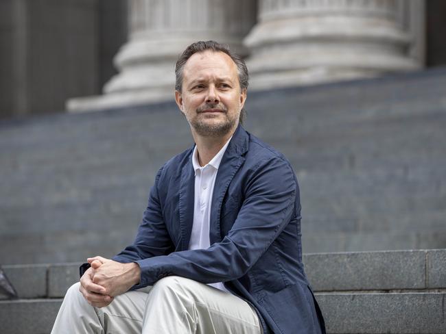 London 22 July 2022. Etienne Alexiou walks the streets around St. Paul in London. Picture: Ella Pellegrini