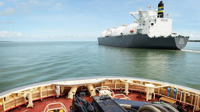 A gas reservation policy pushed the giant Ichthys LNG project from WA to Darwin in the Northern Territory. Picture: Aaron Burton