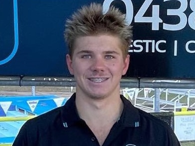 Gladstone South swimmer Kayden Gibson will race in the 100m and 200m butterfly events at the Olympic swimming trials in Brisbane.