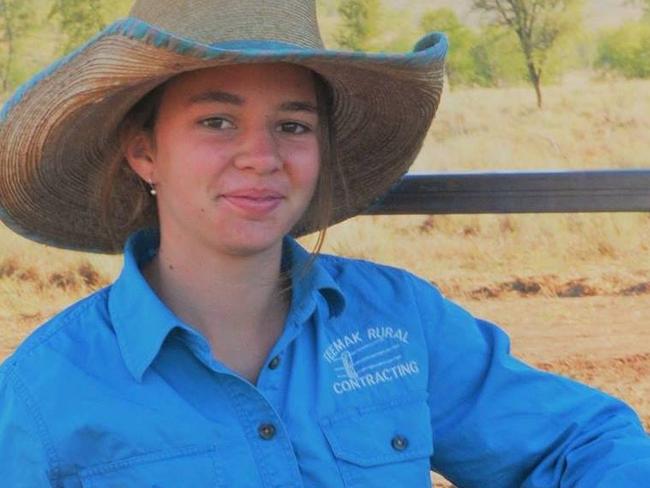 Supplied image of Amy Everett who modelled as "Dolly" for Akubra hats. Amy suicided after being bullied at school. Facebook