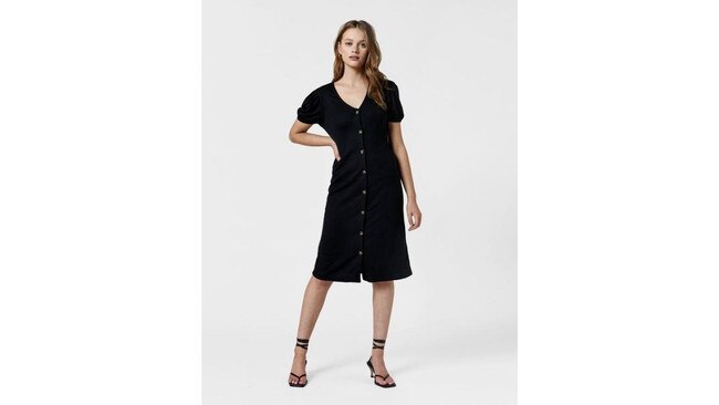 MVN Margot Midi Dress In Black