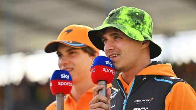 Lando Norris and Piastri have built a solid friendship. Picture: Getty Images