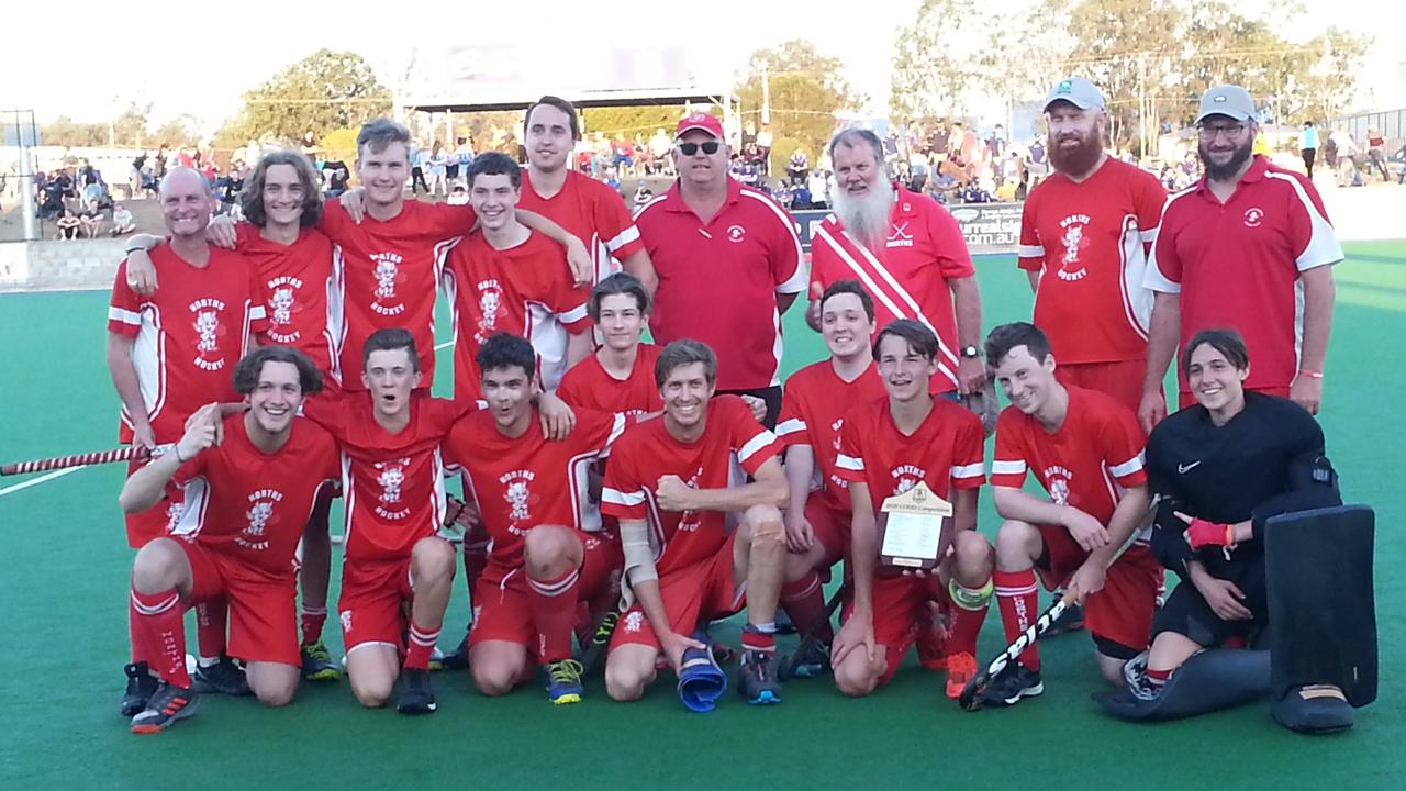 The Norths Reserve Grade team that won the grand final in shootouts. Picture: David Lems