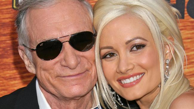 Hugh Hefner and Holly Madison.