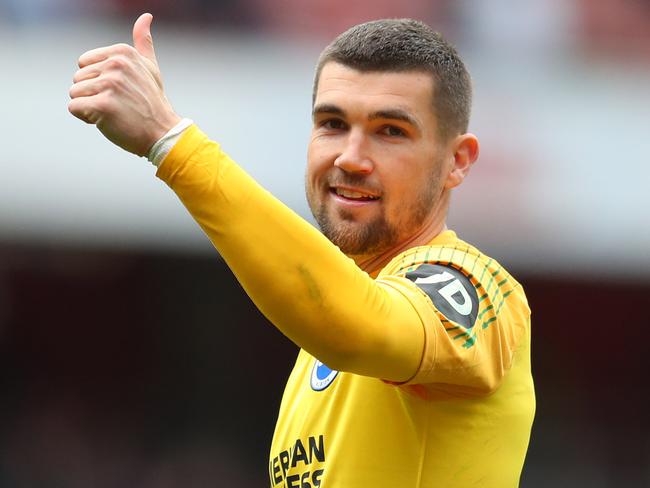 Mat Ryan will again be key to Brighton’s chances of staying up. Picture: Getty Images