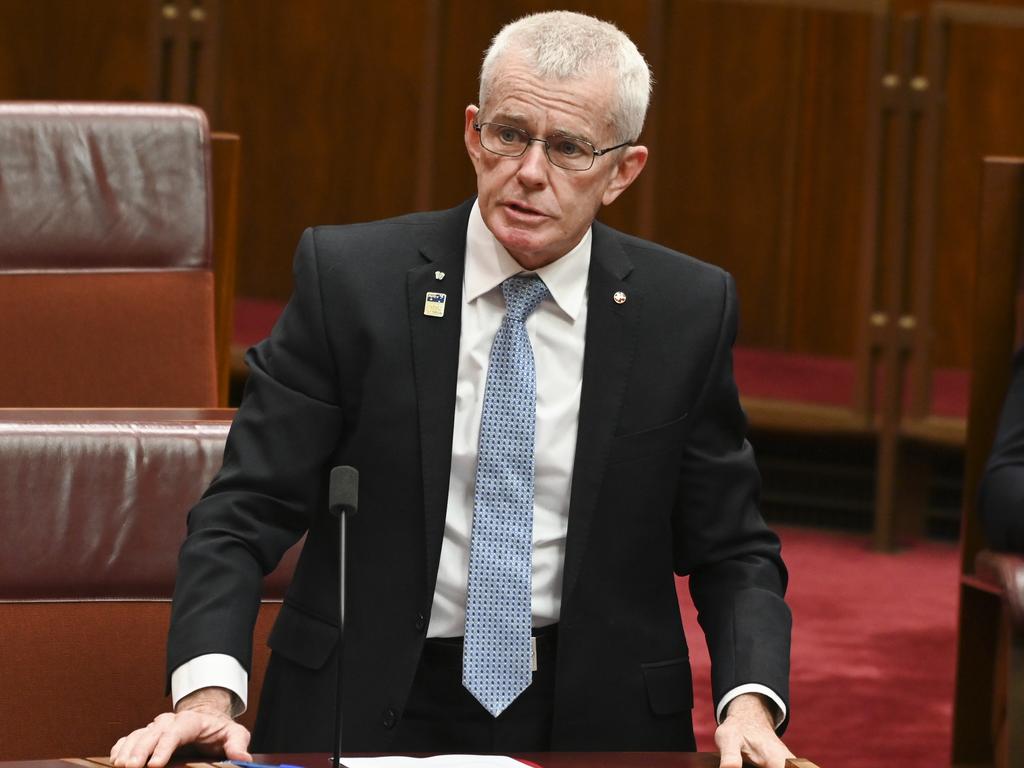 The image was posted by Queensland One Nation senator Malcolm Roberts. Picture: NewsWire / Martin Ollman