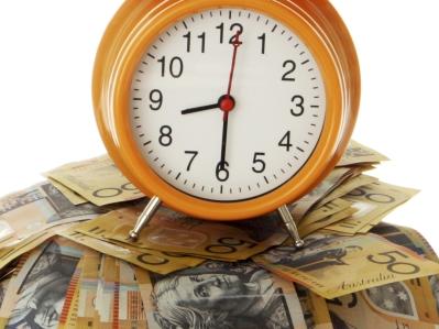 clock, australian money, superannuation, nest egg