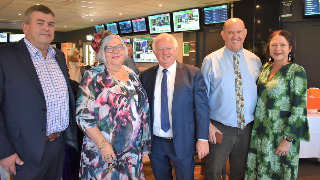 Russell Hughes, Nadine Goody, Rob Carr, Ian Mill and Debbie Hughes.