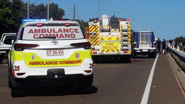 NT emergency services have responded to a crash on the Stuart Highway.