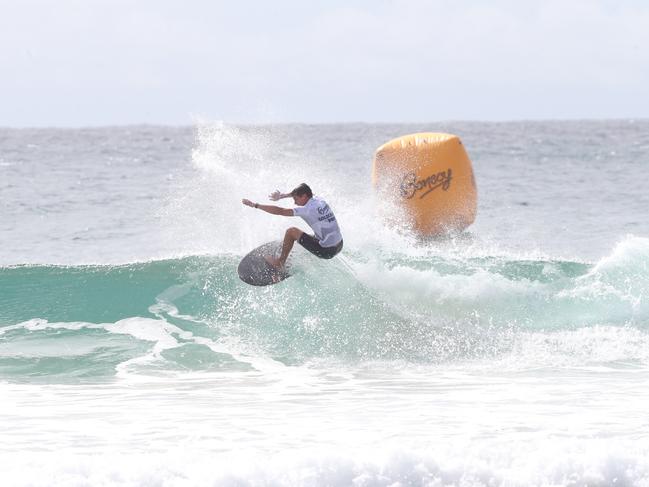Bonsoy Gold Coast Pro at Snapper Rocks Heat 2. Photo of K Paula. 27 April 2024 Coolangatta Picture by Richard Gosling