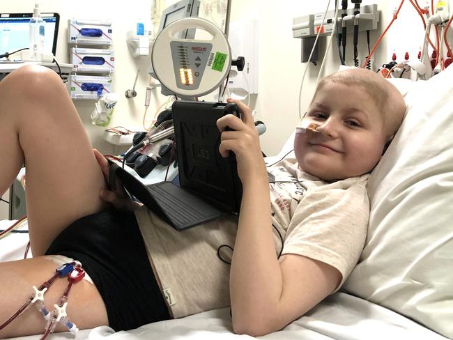 Despite being in remission, Josh still needs monthly transfusions, with his mother urging people to donate over the New Year period.