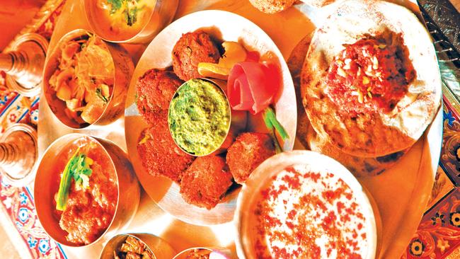 Jairaj’s mother, Thakurani Sahiba Marudhar Kumari, prepares banquets of intensely local dishes from family recipes. Picture: Supplied.