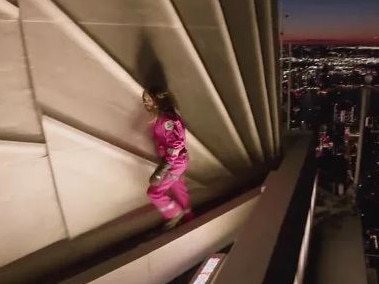 Jared Leto, on the side of the Empire State Building, is a seasoned climber. Picture: Supplied