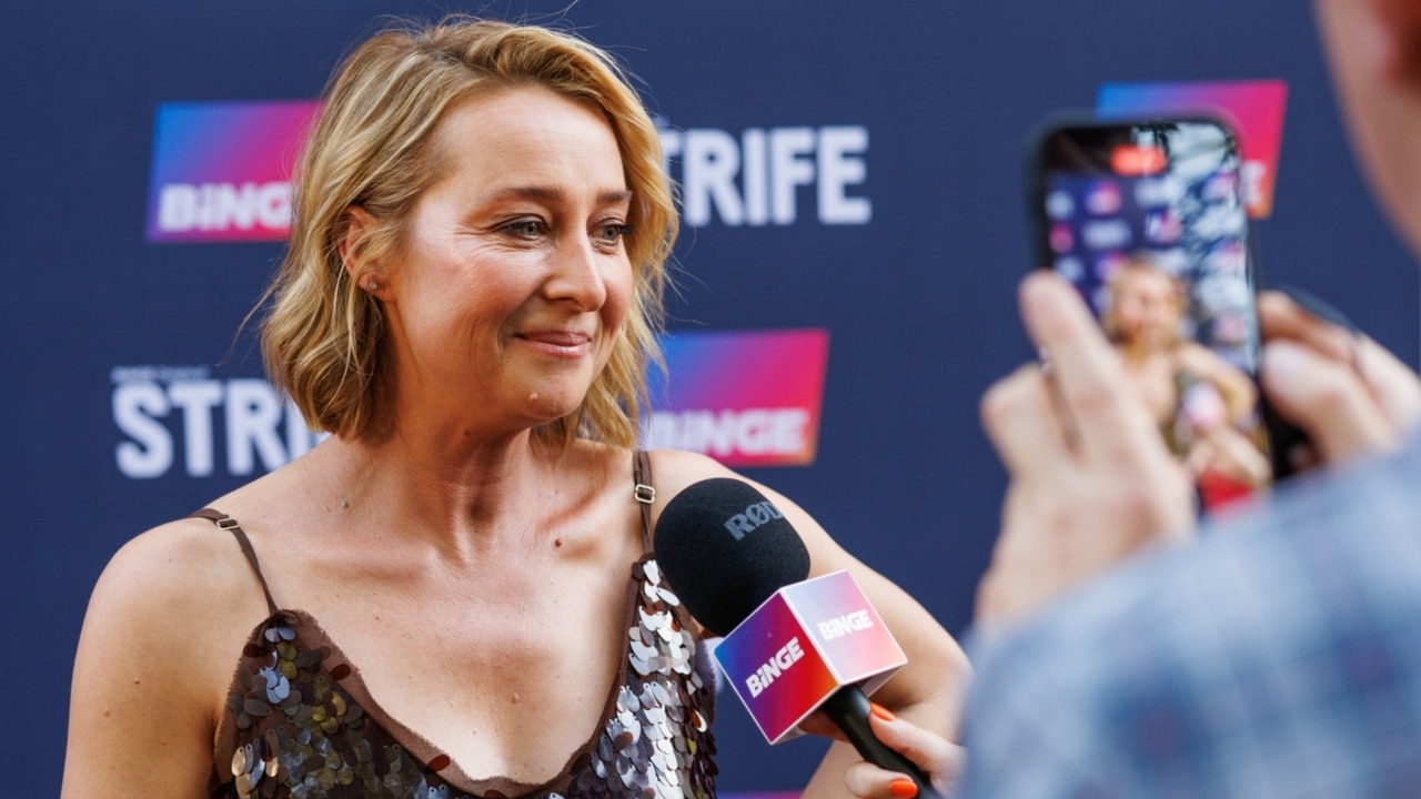 Asher Keddie dazzles at premiere of her new Binge series Strife