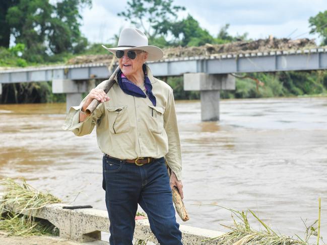 MP Bob Katter surveys the areas around Far North Queensland. Picture: Scott Radford-Chisholm.