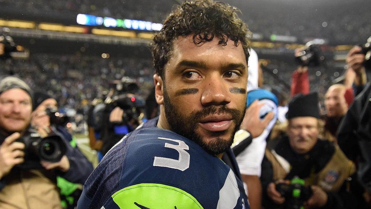 Seahawks fan puts a new twist on his Russell Wilson jersey