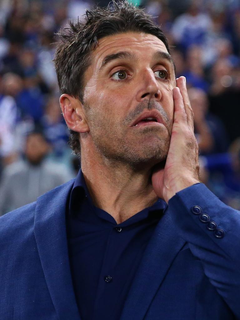 Former Bulldogs coach Trent Barrett. Picture: Jason McCawley/Getty Images