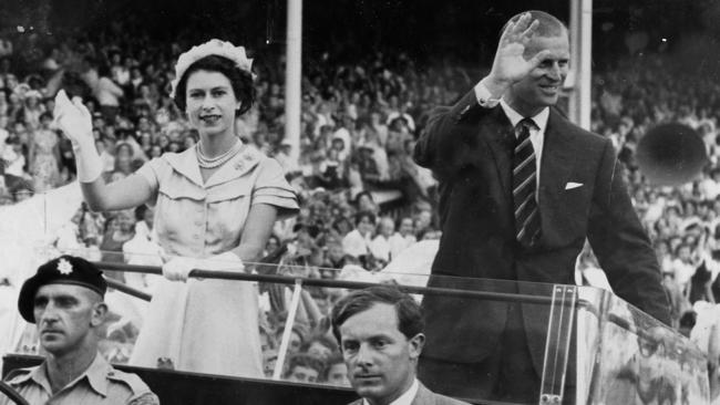 1954 Brisbane Royal Tour of Queen Elizabeth II  and Duke of Edinburgh Picture: Ted Holliday