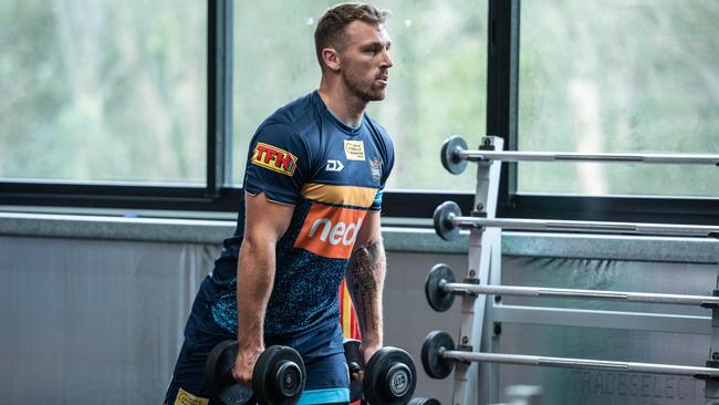 Bryce Cartwright at training. Picture: Gold Coast Titans