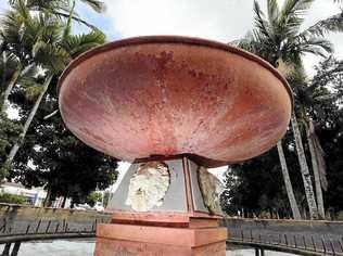 CONTROVERSY: The Lions Fountain at the Lismore City Hall. Picture: Cathy Adams