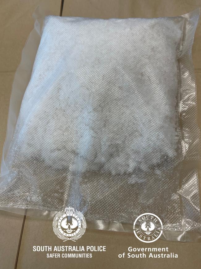 Drugs seized by police during the bust in the southern suburbs. Picture: SA Police