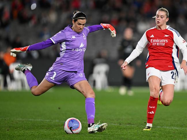 Lydia Williams in the A-League All Stars match. Picture: Getty Images