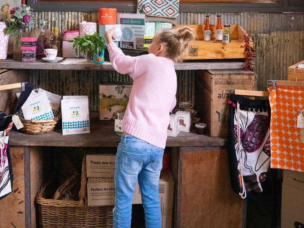 Locally grown produces, from oils to jams, can be found at the delightful Millie Mae’s Pantry. Picture: Narelle Bouveng