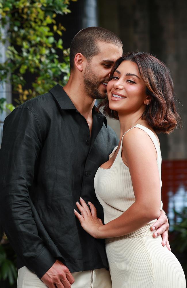 MAFS stars Michael Brunelli and Martha Kalifatidis have been dating since they were ‘married’ on the reality show. Picture: Justin Lloyd