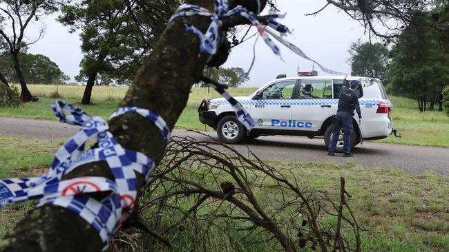 Police have searched waterways in Newcastle, a farm in Bungonia and homes in southern Sydney for the pair’s bodies. Picture: NCA NewsWire / Max Mason-Hubers