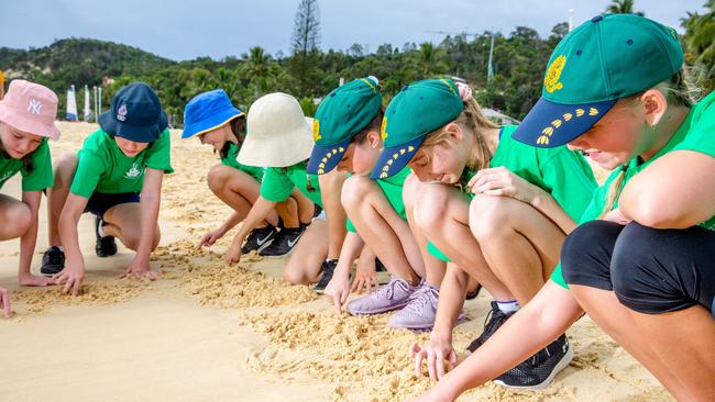 Ecomarines Secondary Schools Ambassador Training Day at Tangalooma. Picture: Renae Droop/RDW Photography