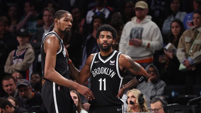 Kevin Durant has reportedly requested a trade from the Brooklyn Nets just a day after Kyrie Irving opted in to the final year of his contract. (Photo by Al Bello/Getty Images).