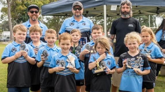 Bribie Island Warrigals Rugby League Club’s under-8s.