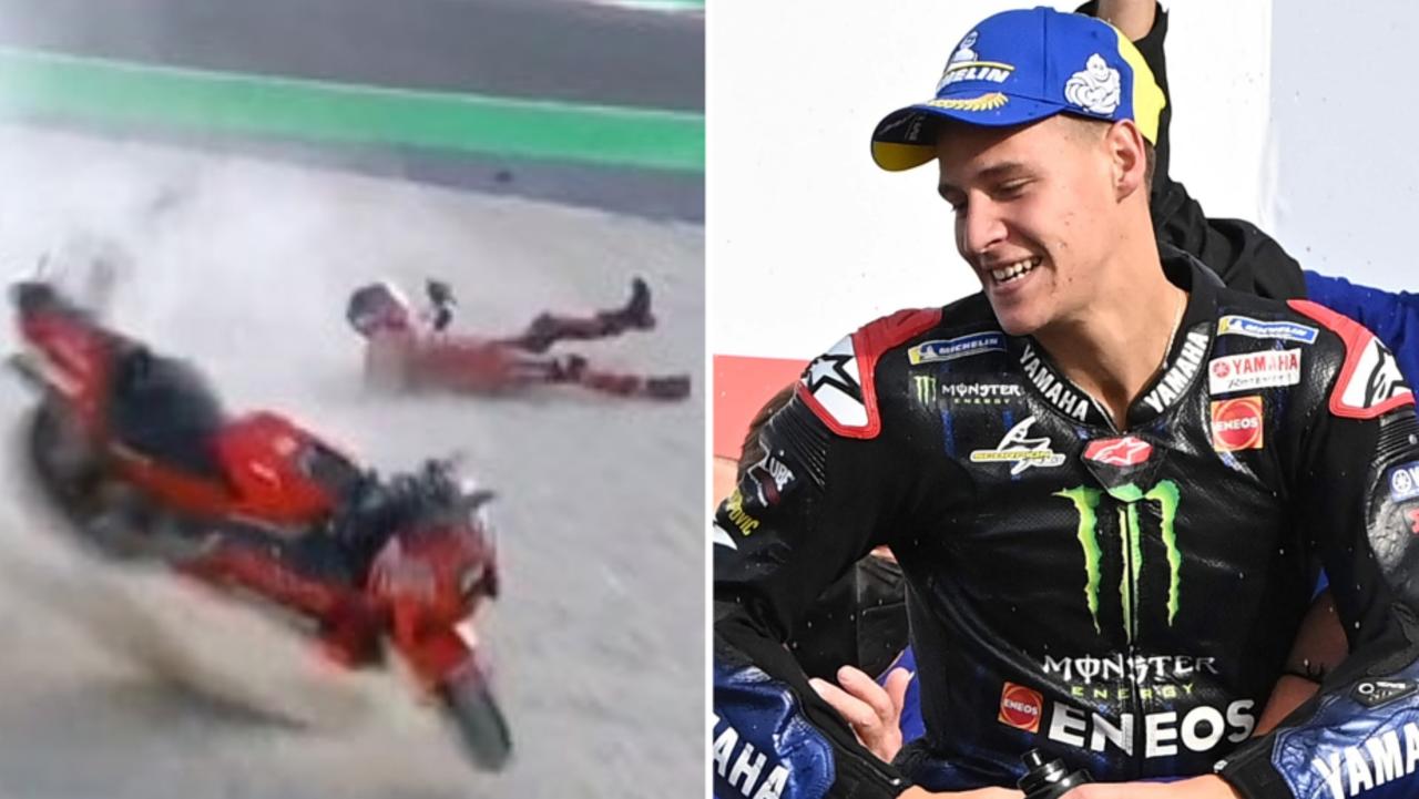 Chaos in the Moto GP.