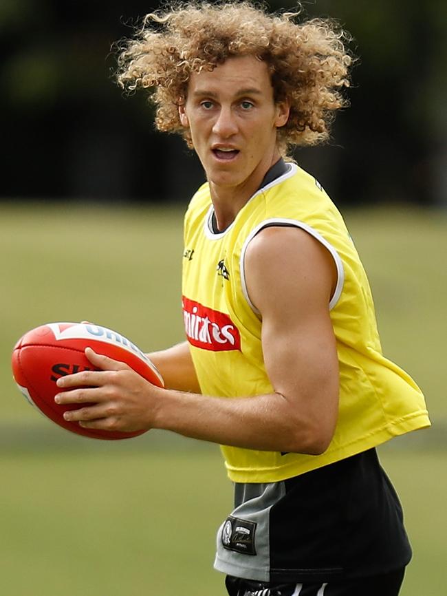 Chris Mayne at Collingwood training.