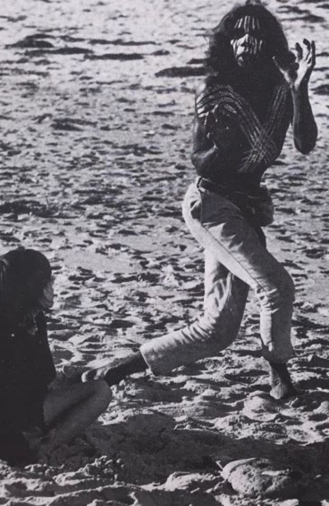 On the set of the original Storm Boy film with David Gulpilil and Greg Rowe.